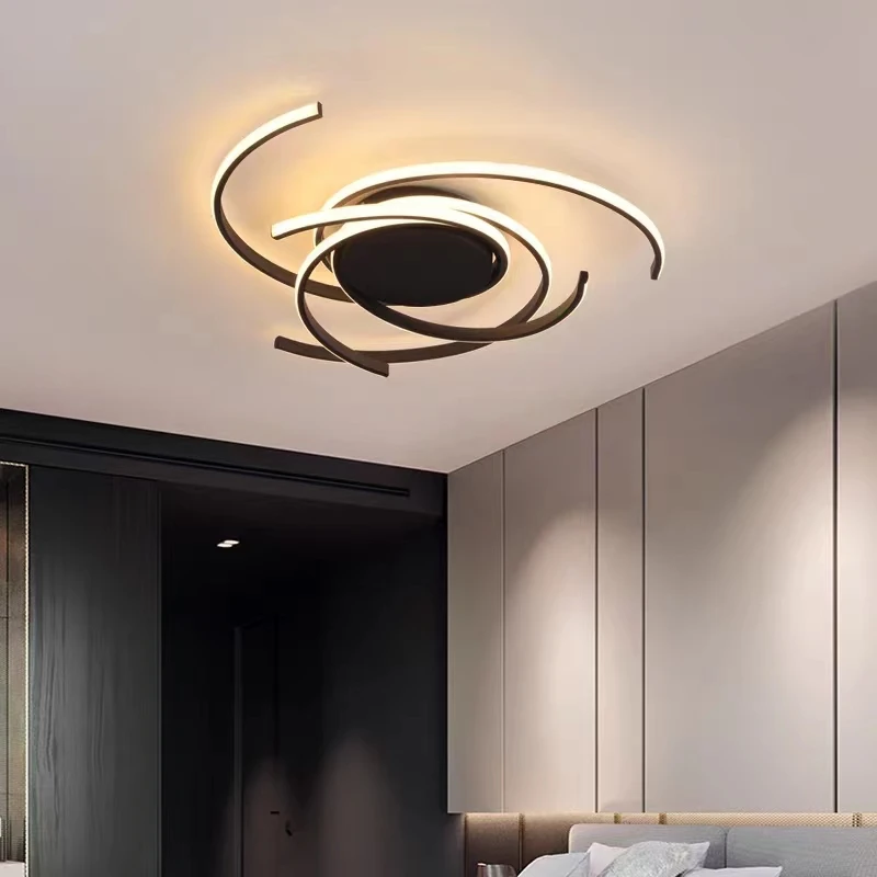 Modern Led Ceiling Lights Dimmable Nordic Creative Chandelier for Living Room Dining Room Bedroom Study Balcony lighting