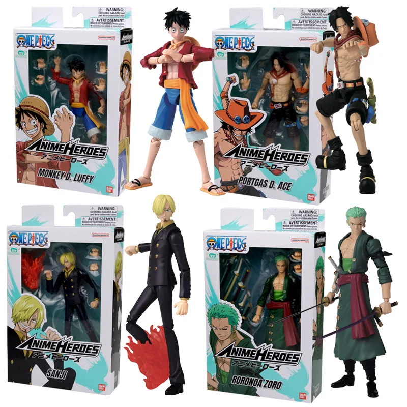 

6-inch Monkey Bandai Original One Piece Luffy Zoro Sanji Mobile Doll D Luffy Figures Model Toy Hobbies Collection Gifts Toys