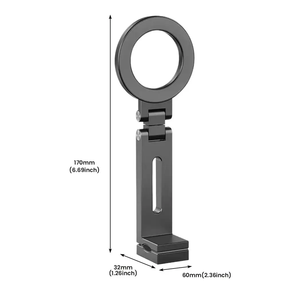 New Universal Magnetic Phone Holder 360° Rotation Foldable Car Stand Adjustable Hook Mount Stands