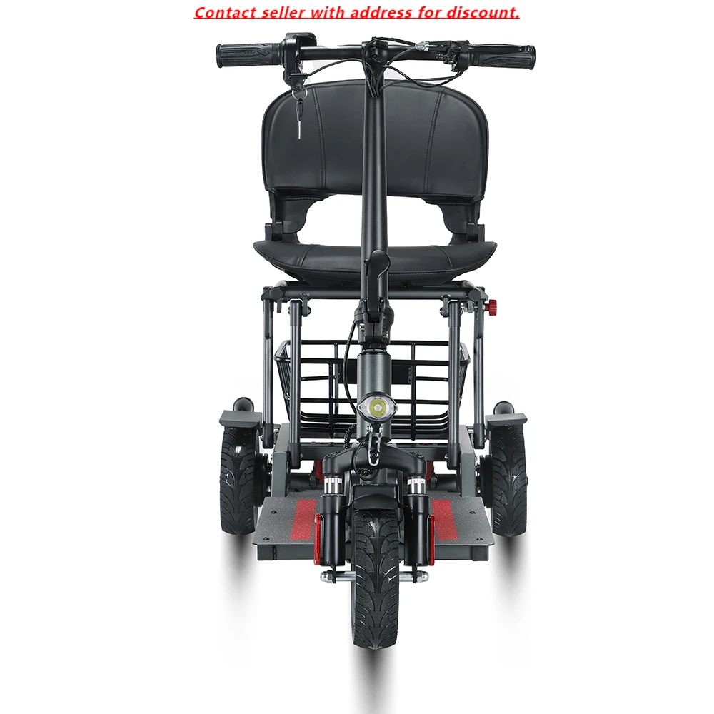 3 Wheel Adult Use Fast Folding Smart Power Electric Outdoor Travel Portable Ultra Light Mobility Scooter With Seat For Elderly