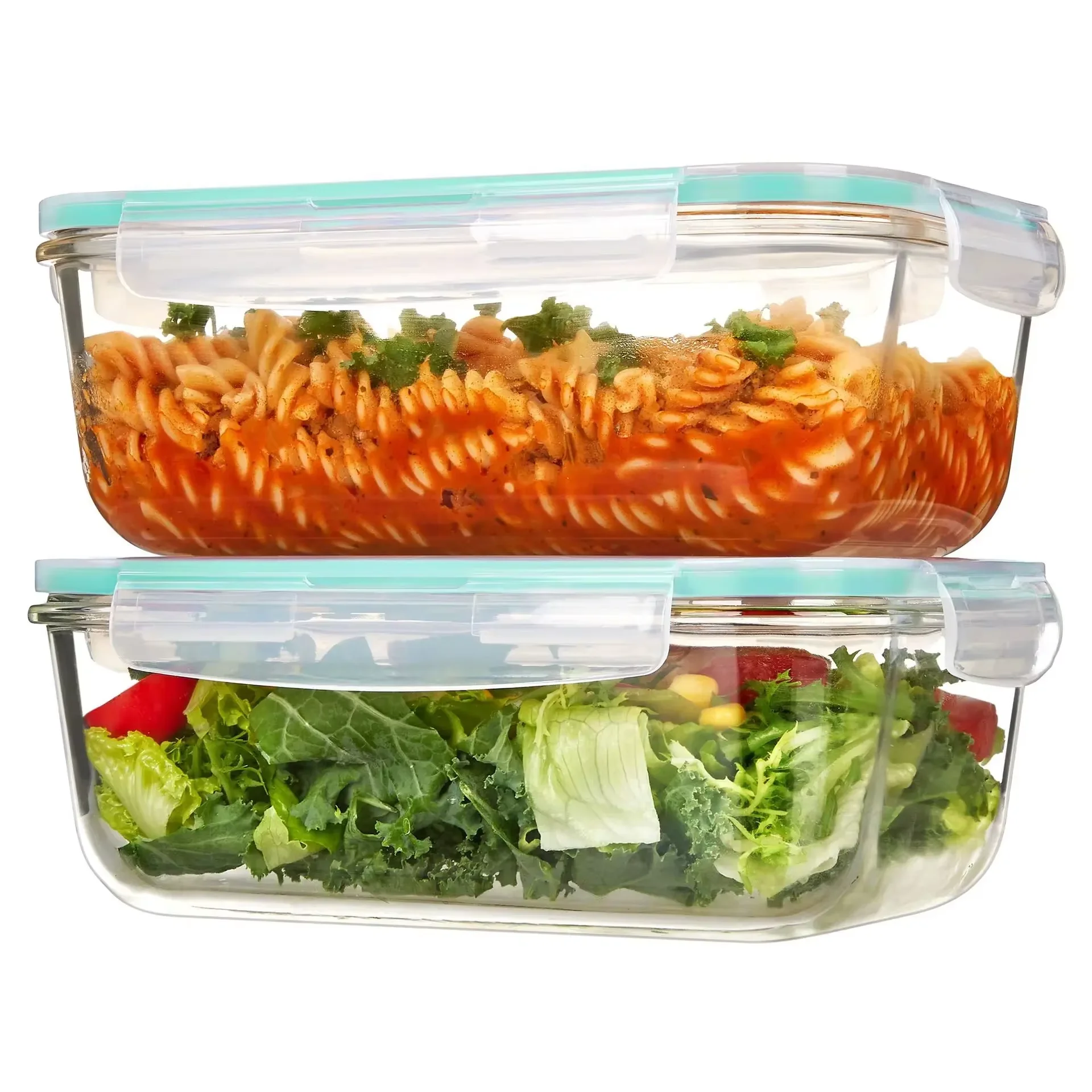 Meal Prep Glass Containers Oven Safe - Large Capacity Glass Food Preservation Box