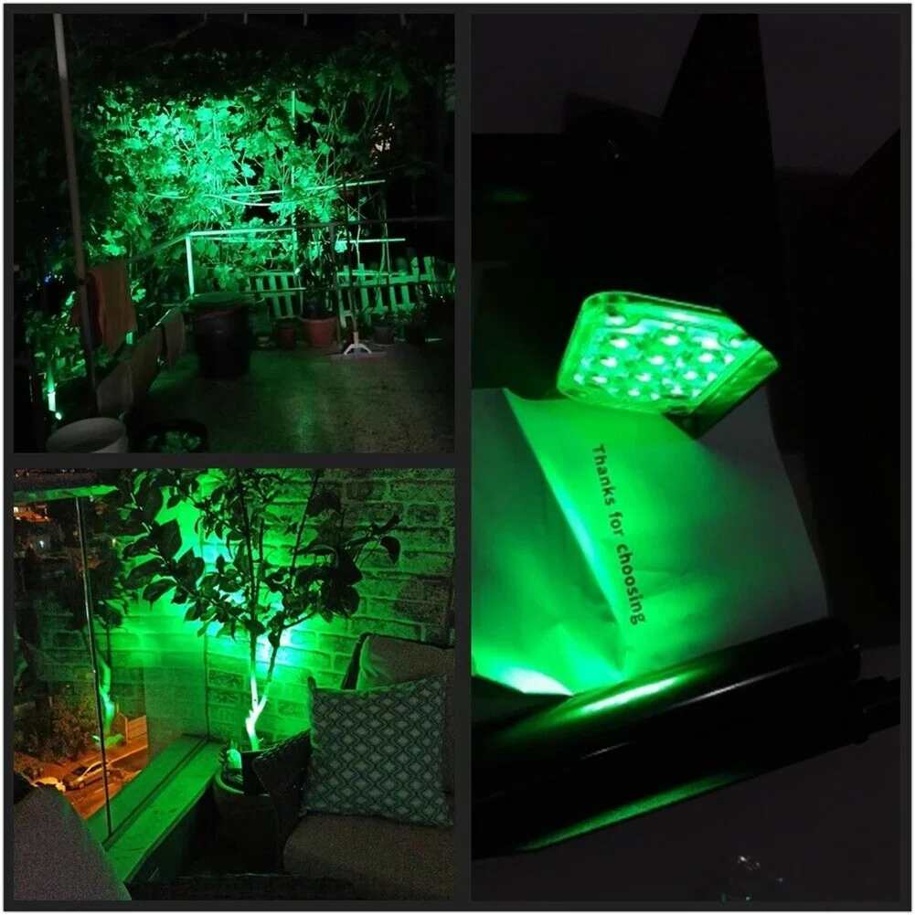 Imagem -05 - Impermeável Rotatable Led Solar Spotlight Outdoor Landscape Light Home Garden Wall Lamp 20 Lâmpada Bead Luz Verde