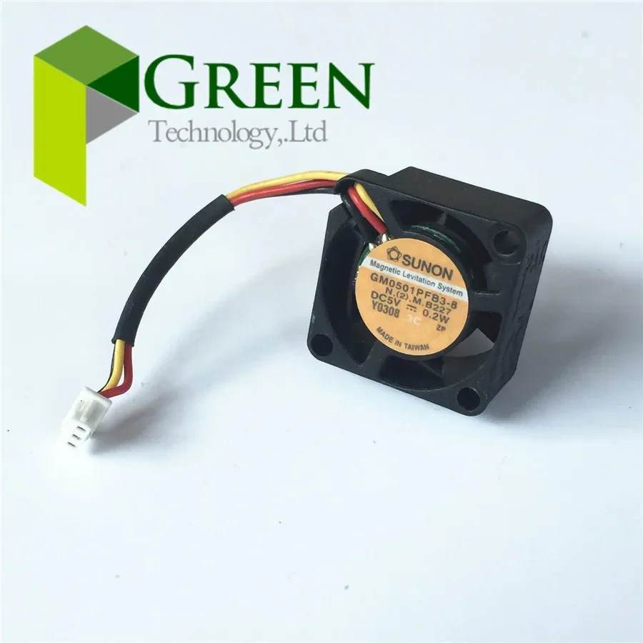 pa   SUNON 2010 20MM Cooling fan 5V 0.2W 15000RPM Mini Fan KD0501PFB3-8 GM0501PFB3-8  3wire