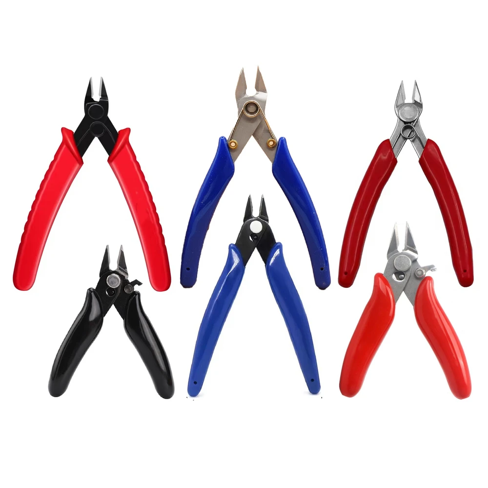 170 Electronic Diagonal Pliers Side Cutting Nippers Wire Cutter Outlet Scissors Models Grinding Tools