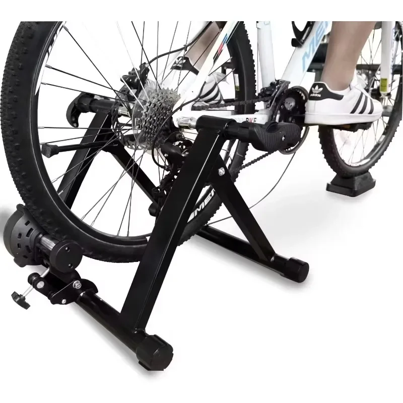 Bicycle Trainer Holder Steel Bicycle Sports Magnetic Holder with Front Wheel Lifter Wheel Trainer Holder