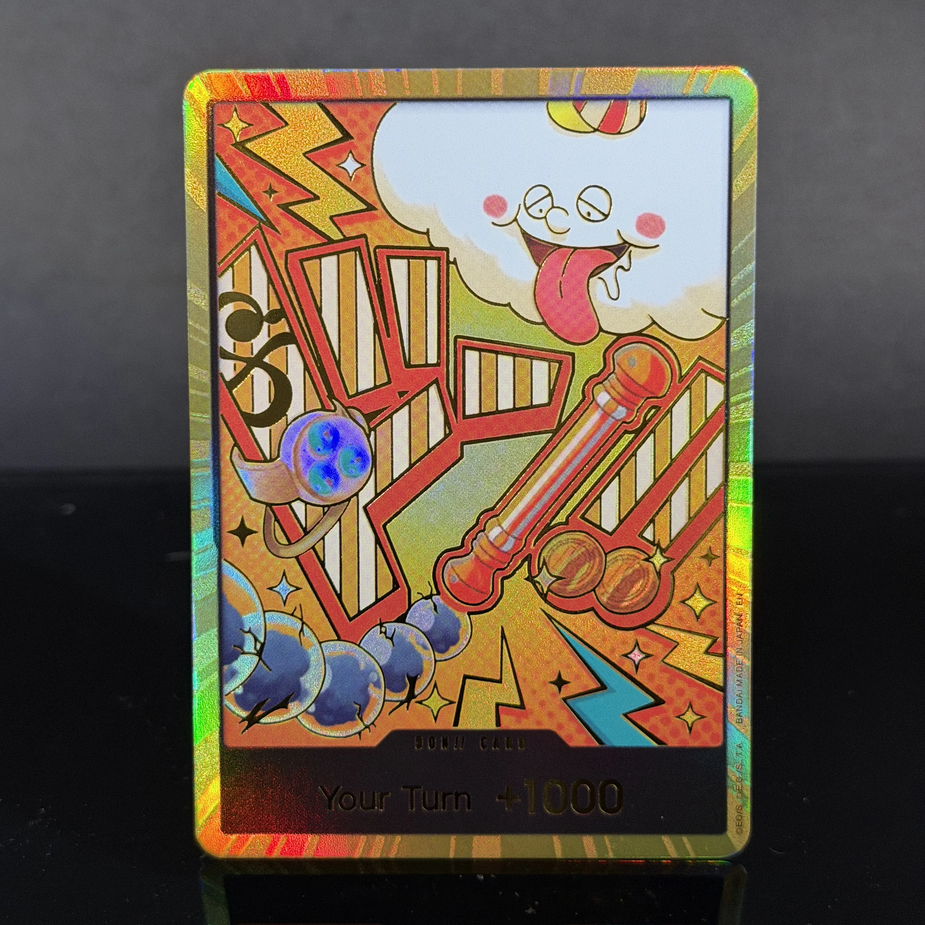 OPCG ONE PIECE TCG Gold Frame DON!! Card Alternate Art Holographic Yamato Shanks Uta Chase Rare Premium Proxy Collector Card view 4