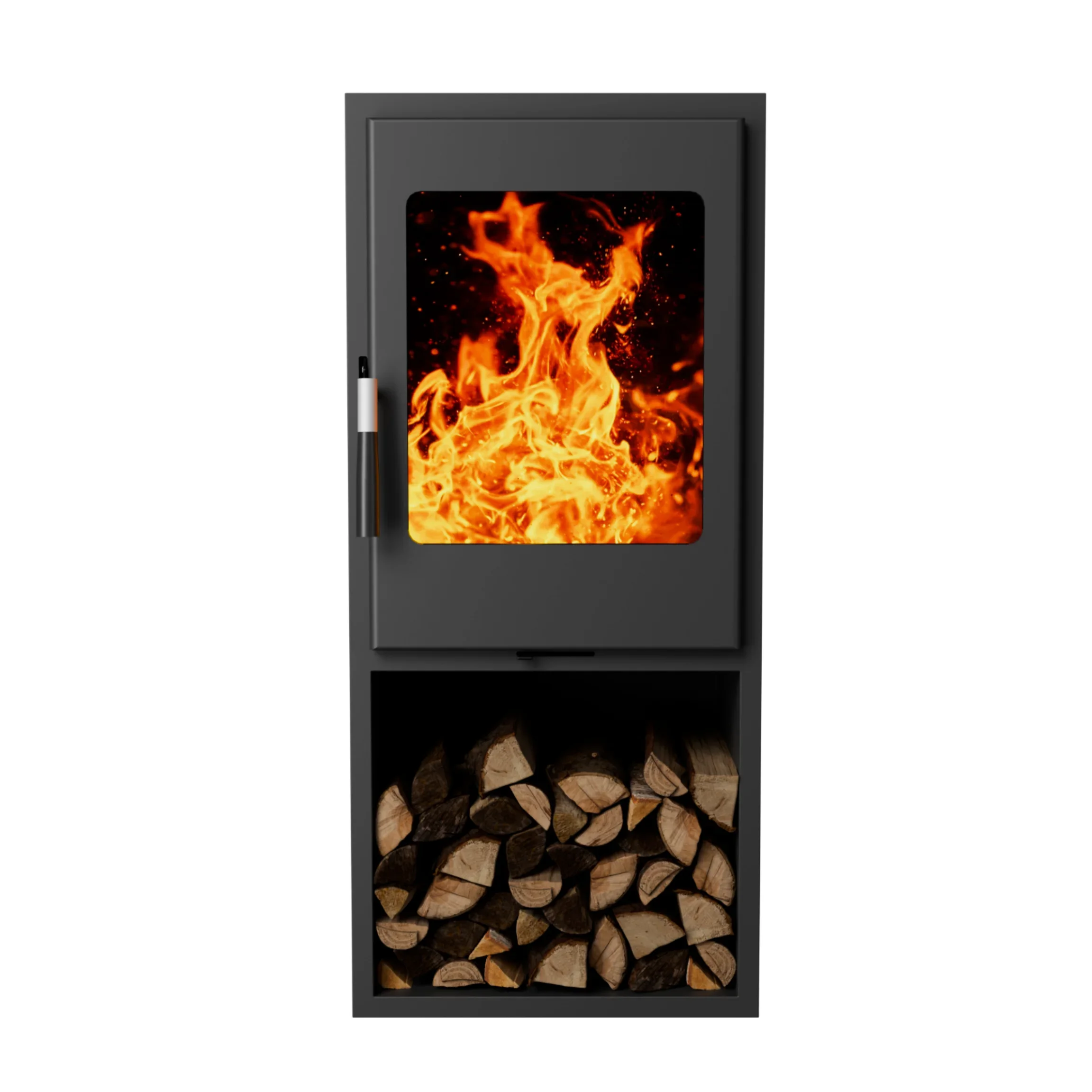 Portable Cast Iron Fireplace for Indoor Home Heating Coal Stove for Outdoor Application Wood Stove for Living Room