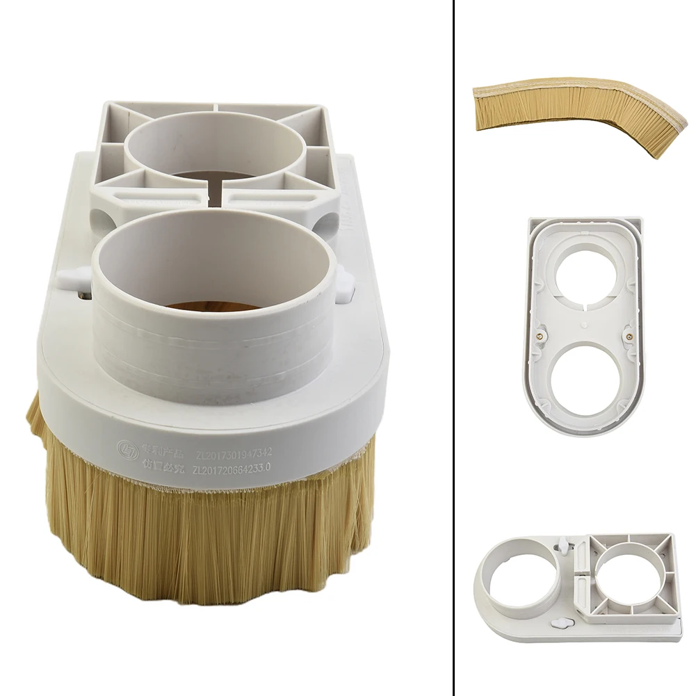 Home Dust Shoe Boot CNC Dust Cover Collector Milling Machine Nylon Brush Nylon brush Practical Spindle 26x14cm