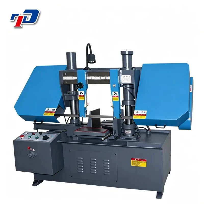 Automatic Vertical Band Saw Machine Mechanical Tension Pressure Vessel Core Components 4kW Motor 400-400x400mm Cutting