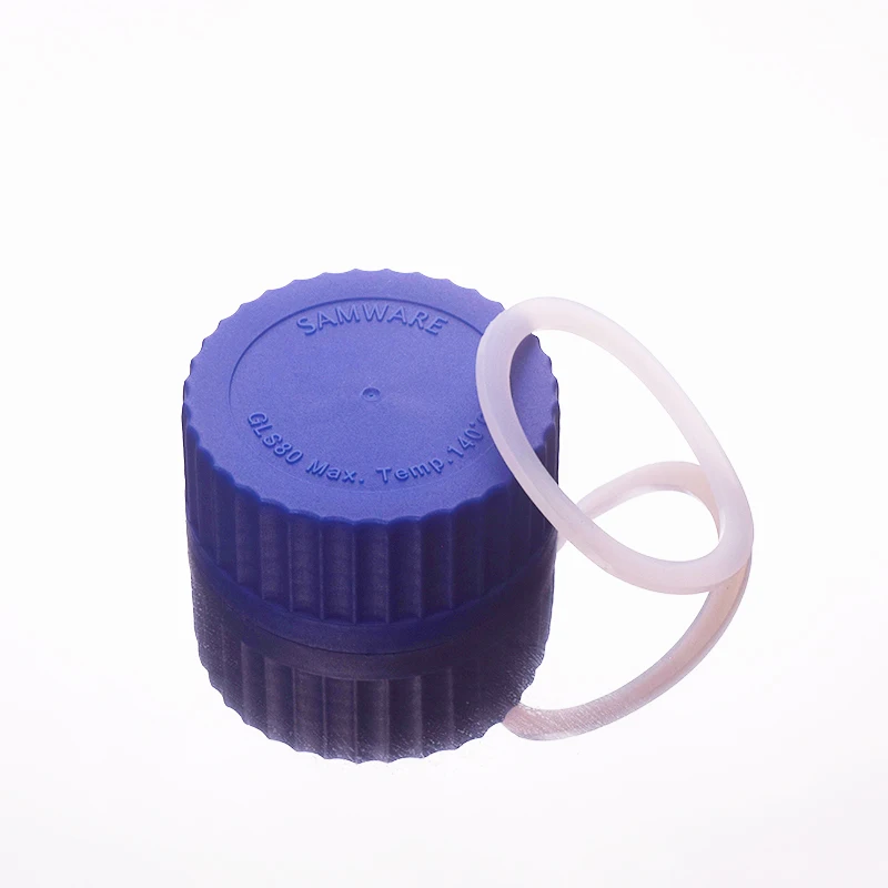 tampa de parafuso de plastico com anel de silicone tampa de rosca azul gls80 mm 01