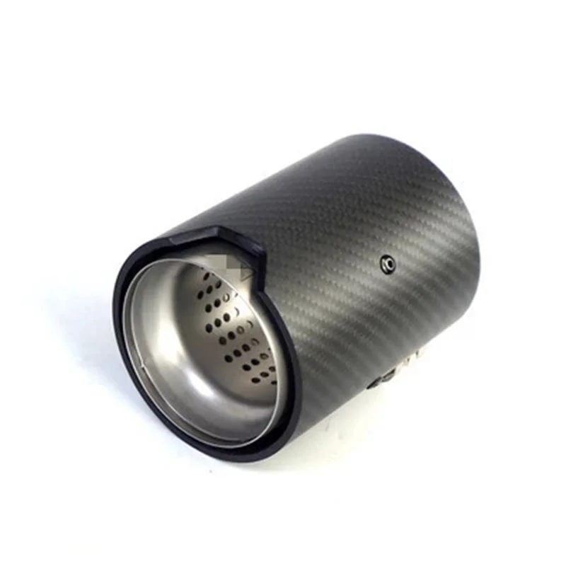 Top Quality Real Matte Carbon + Stainless Steel M Performance Exhaust Muffler Pipes For M2 M3 M4 M5 M6 Diffuerser Mufflers Tips