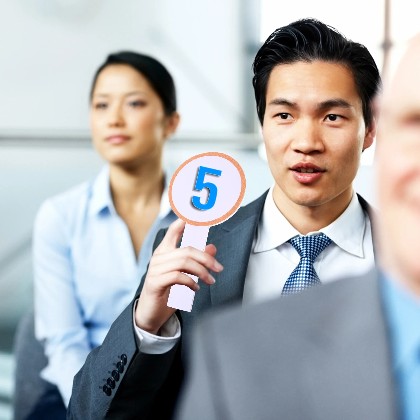 20 قطعة سبورة بيضاء صغيرة محو جاف مجداف لوحة النتائج فارغة لمزادات التصويت الفصول الدراسية طالب لوح كتابة قابلة لإعادة الاستخدام #3