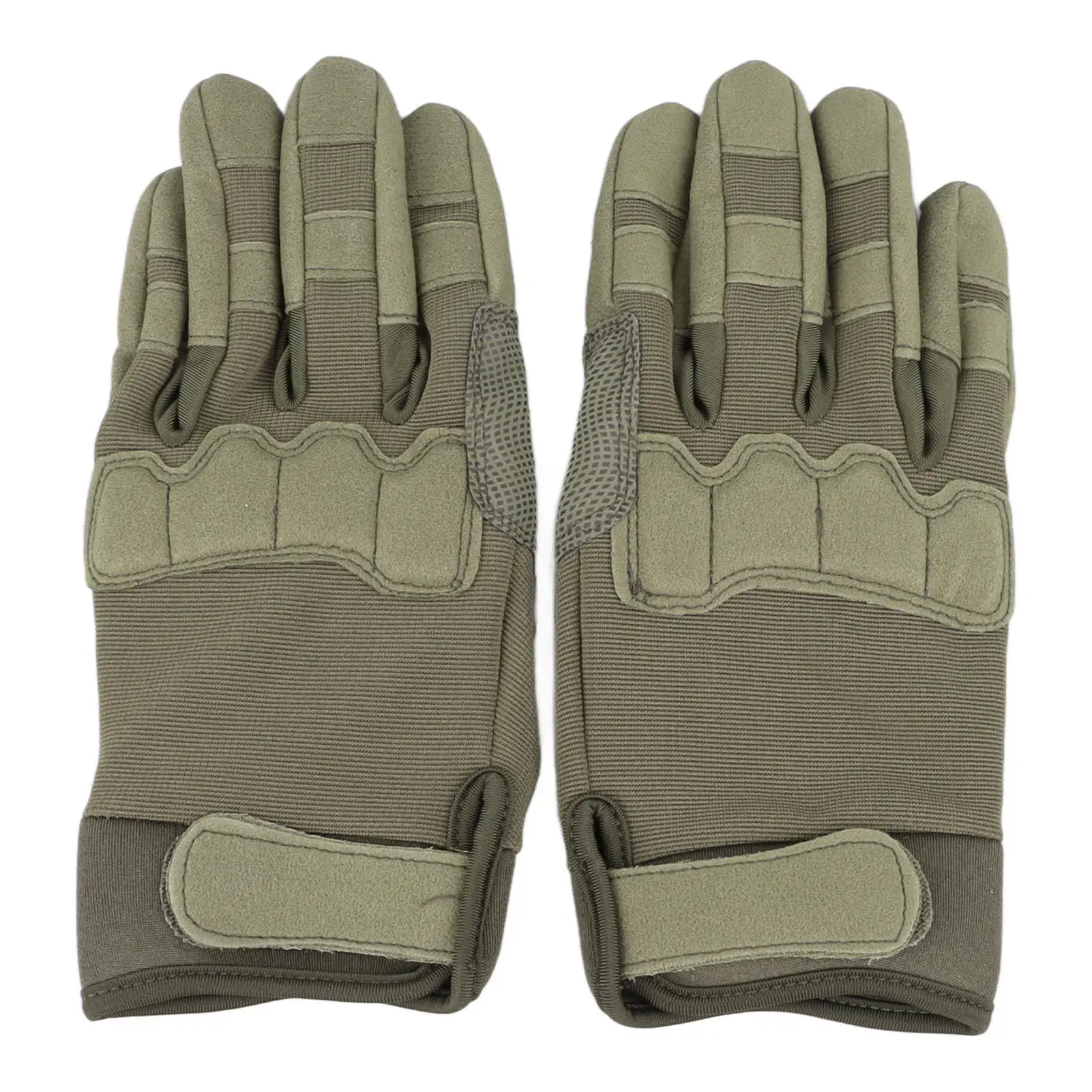 

Adjustable Nylon EVA for climbing Gloves - Thickened, Pressure Relief, Touchscreen Friendly, Green - Ideal for Outdoor