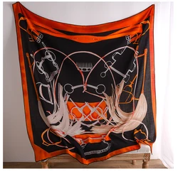 Winter Silk Wool Scarf Giant Cashmere Herms Rolling Shawls Designer Luxury Stole Pashmina Warm Square Accessories Decoration