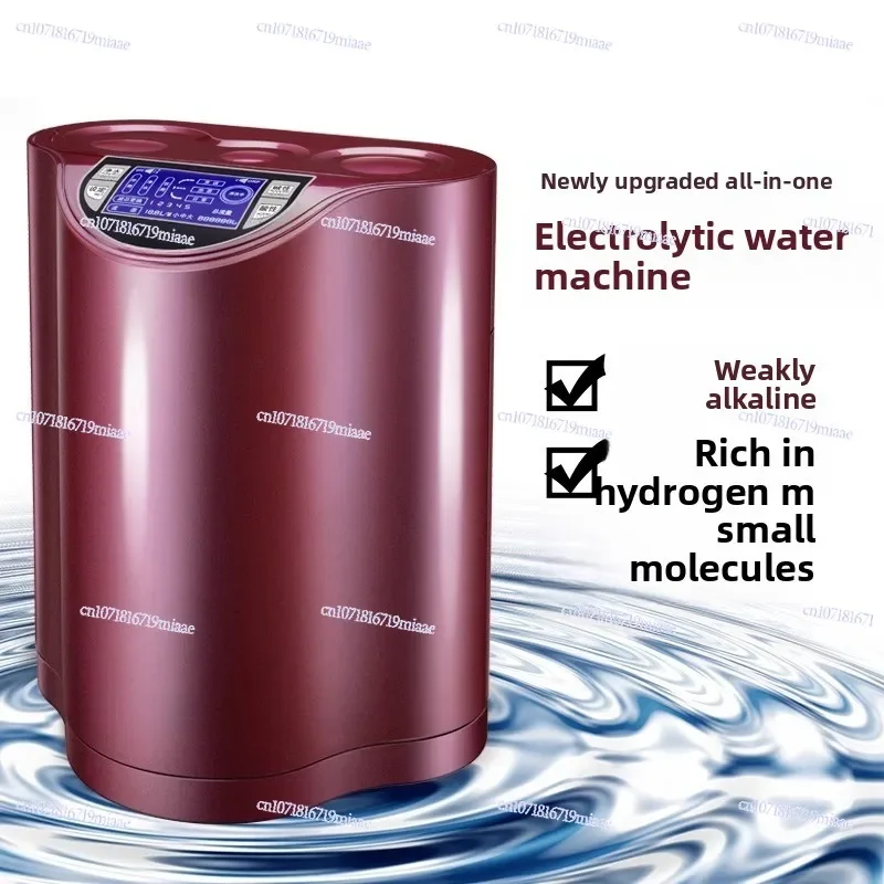 Household Hydrogen Electrolyzer Alkaline Water Small Molecule Water Ion Soda L520 Machine for Health Drinking Water Production