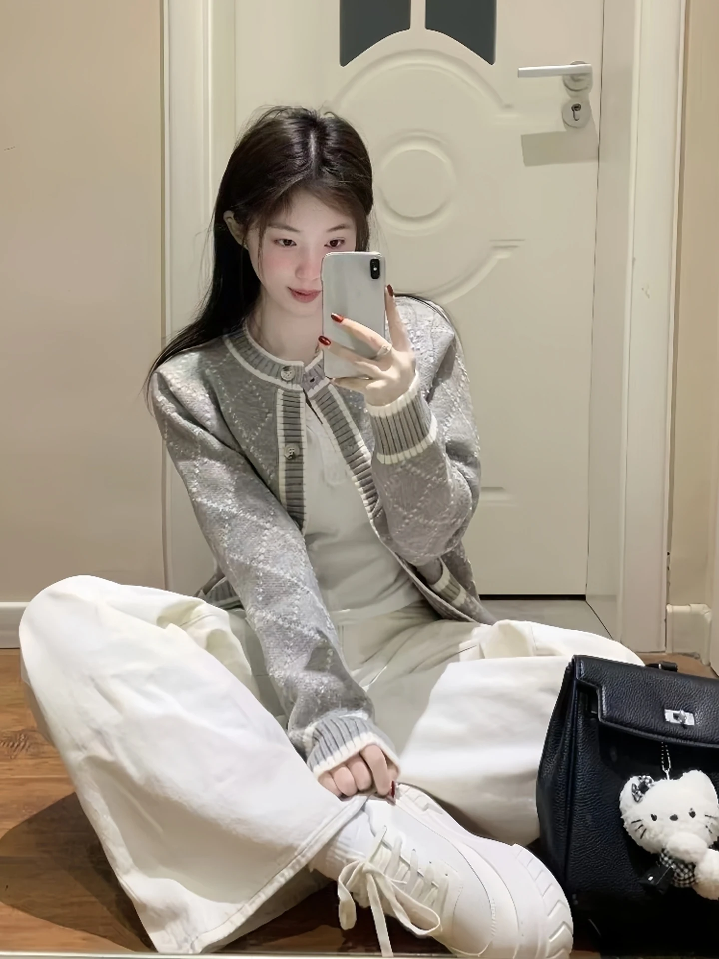 

ay Knitted Open Cardigan Women's Loose Sle Autumn Winter New Lazy Faion Soft Plump Sweater Base irt Warmth Heating