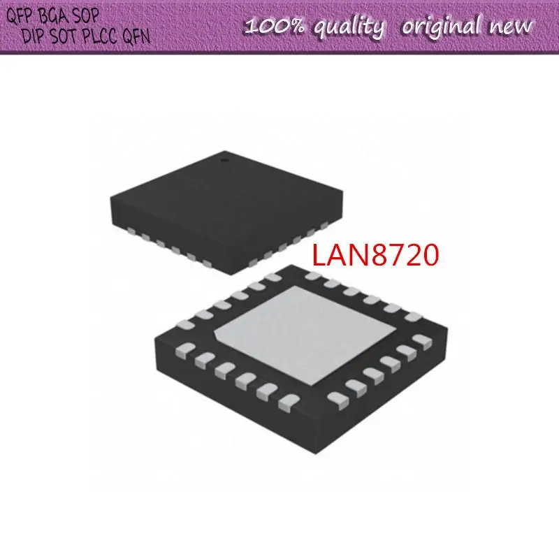 

НОВИНКА 5 ШТ./ПАРТИЯ LAN8720 LAN8720A 8720A QFN-24