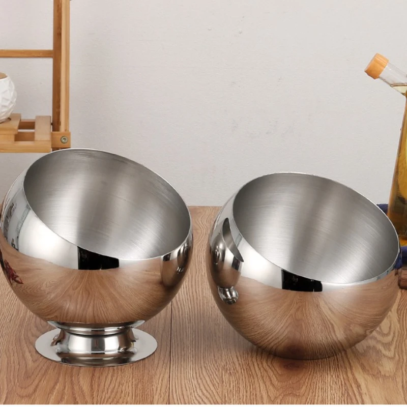 

Stainless steel desktop trash can, household kitchen, storage box