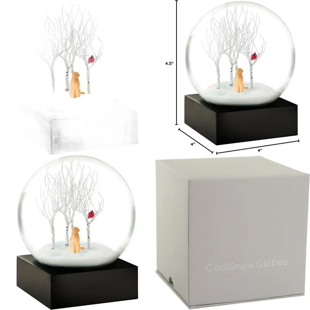 

Winter Wonderland Snow Globe in a Natural Setting