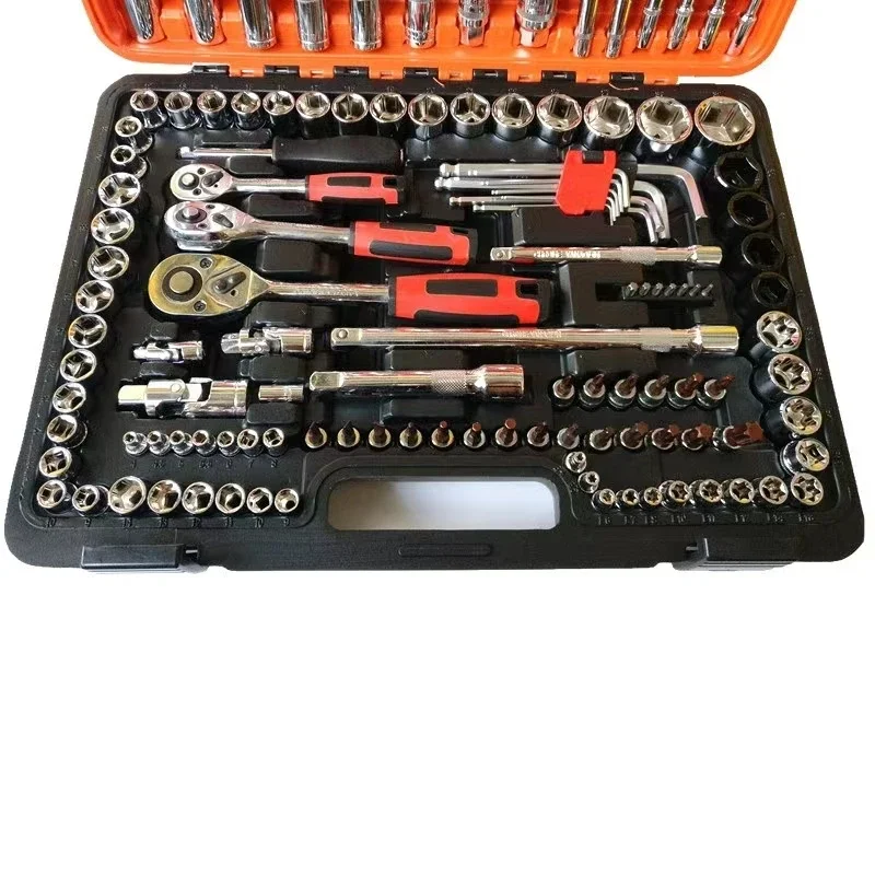 Head socket 151 piece set socket wrench combination tool auto repair auto maintenance auto parts repair tool