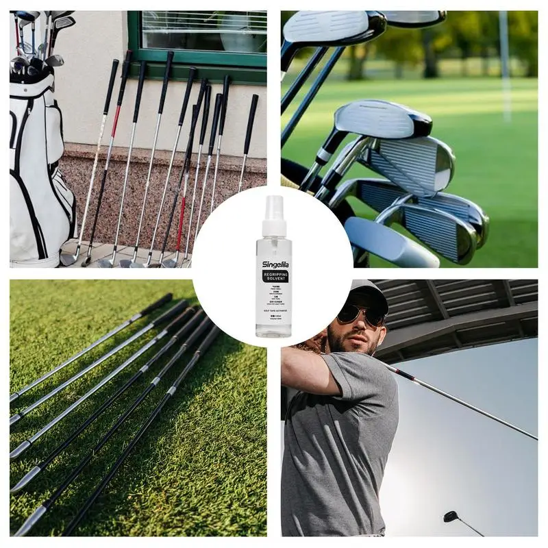 120ML kij golfowy Regripping rozpuszczalnik kij golfowy Grip klej rozpuszczalnik przenośny dwustronny żel zol woda Golf części narzędzie do naprawy