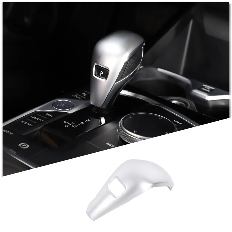 ABS Auto Getriebe Shift Kopf Abdeckung Trim Für BMW 1 2 3 4 8 Serie X3 G01 F40 G20 G21 G22 G23 G24 G28 G29 Z4 2020-2022 Zubehör