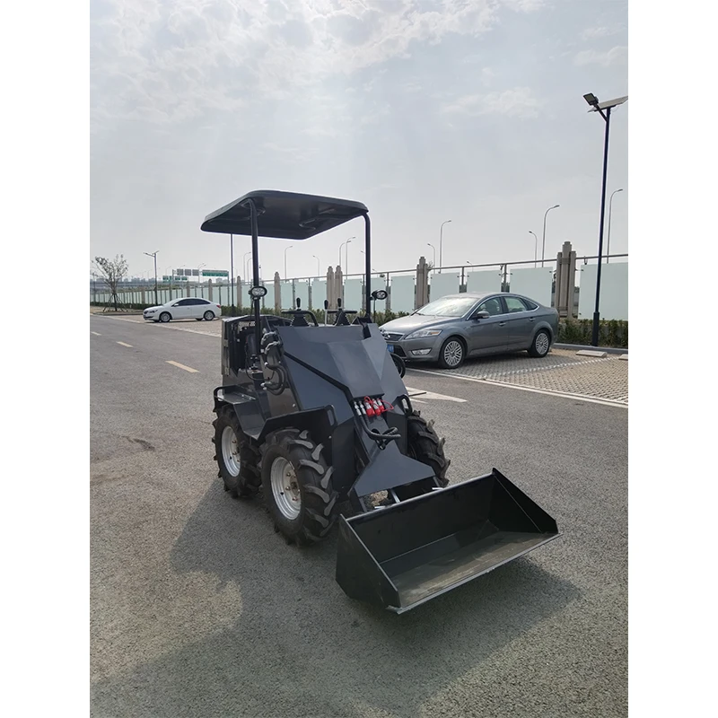 CE Certification Electric Sliding Loaders China Skid Steer Supplier Wheel Small Skid Steer Loader