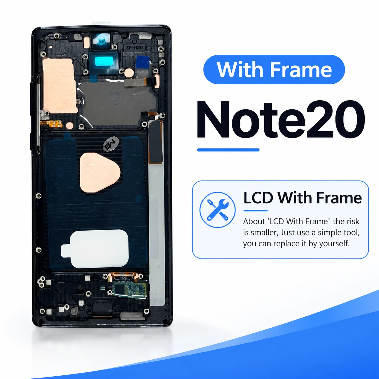 AAA+ TFT For Samsung Galaxy Note20 Note20 Ultra Display Touch Screen Digitizer Assembly For SM-N980F/DS SM-N985F/DS Replace Part - view 2