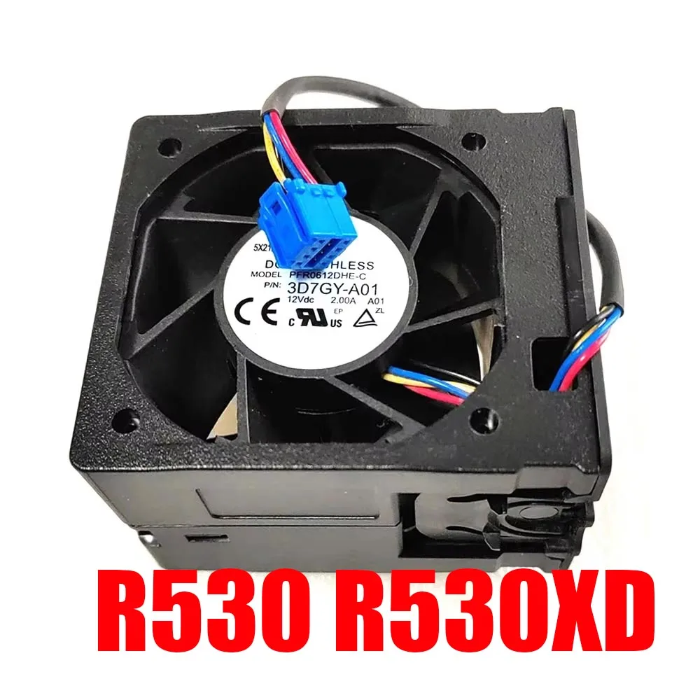 Server Fan For DELL For PowerEdge R530 R530XD 0MRX6C MRX6C PFR0612DHE-C 03D7GY 3D7GY-A01 DC12V 2.00A