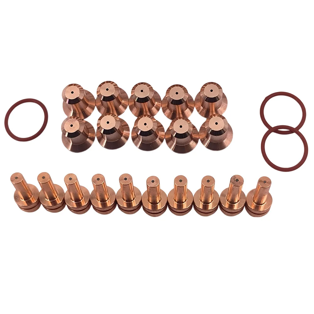 23 個のプラズマ電極チップ O リングセット ホバート エアフォース 400 カッター用 ICE25C ICE27C トーチモデルと互換性あり