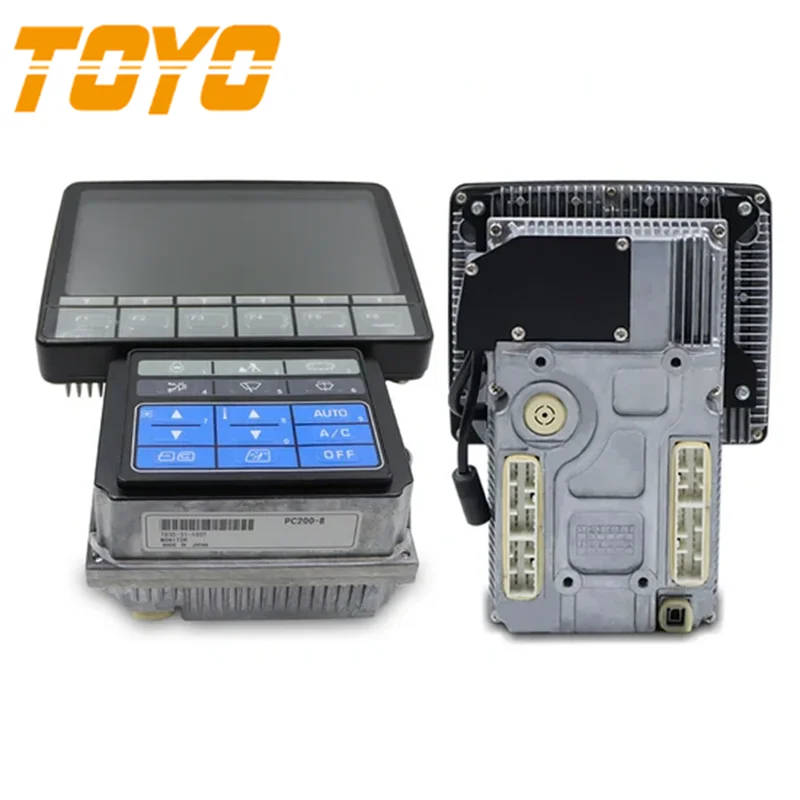 TOYO Komatsu PC200-8 PC220-8 모니터, 굴삭기 디스플레이 패널, 7835-31-1008 7835-31-1012 7835-31-1014, 1 년 보증