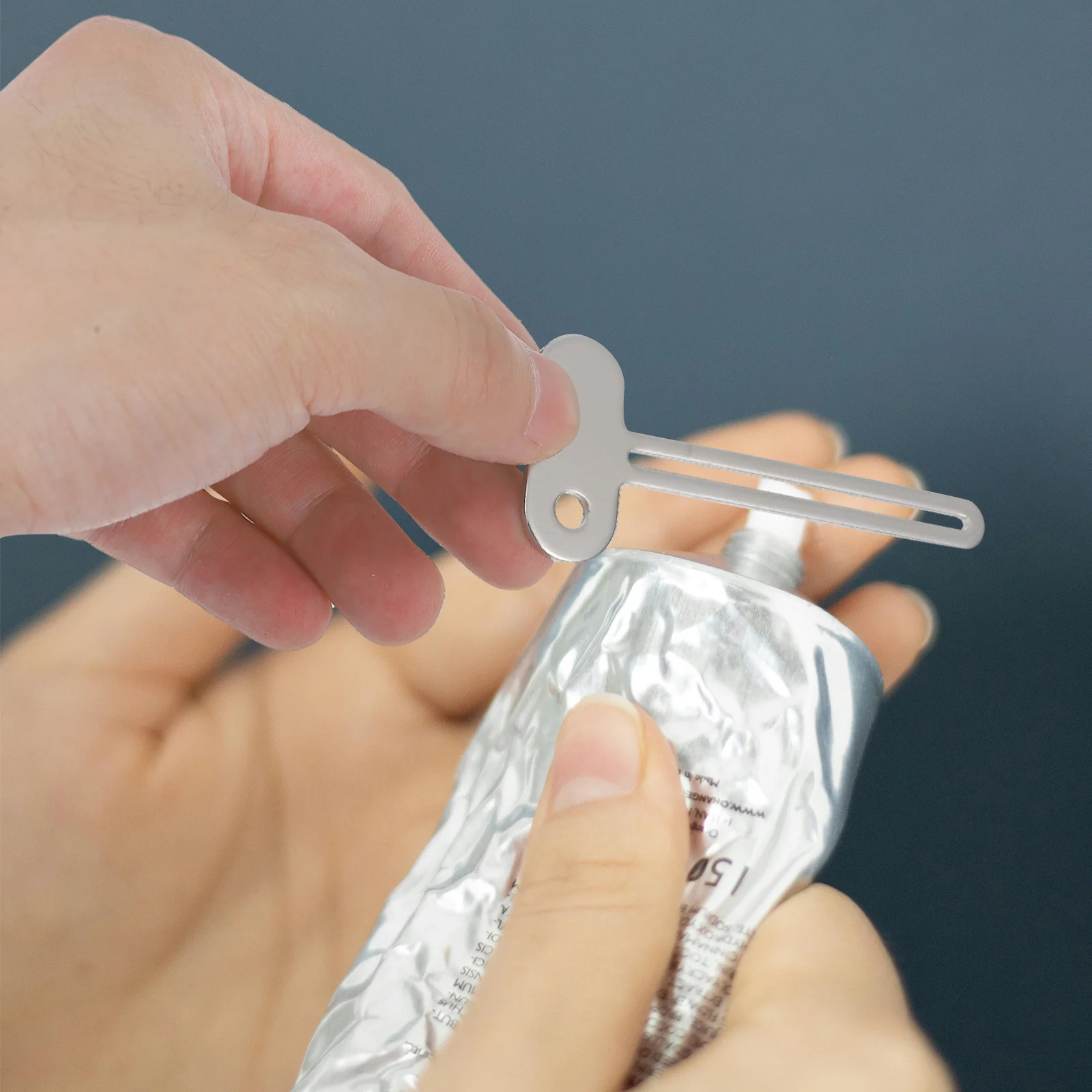 

6Pcs Metal Tube Squeezers Sturdy Toothpaste Tube Roller Squeezer Tool for Bathroom Cream Glue Tubes Toothpaste