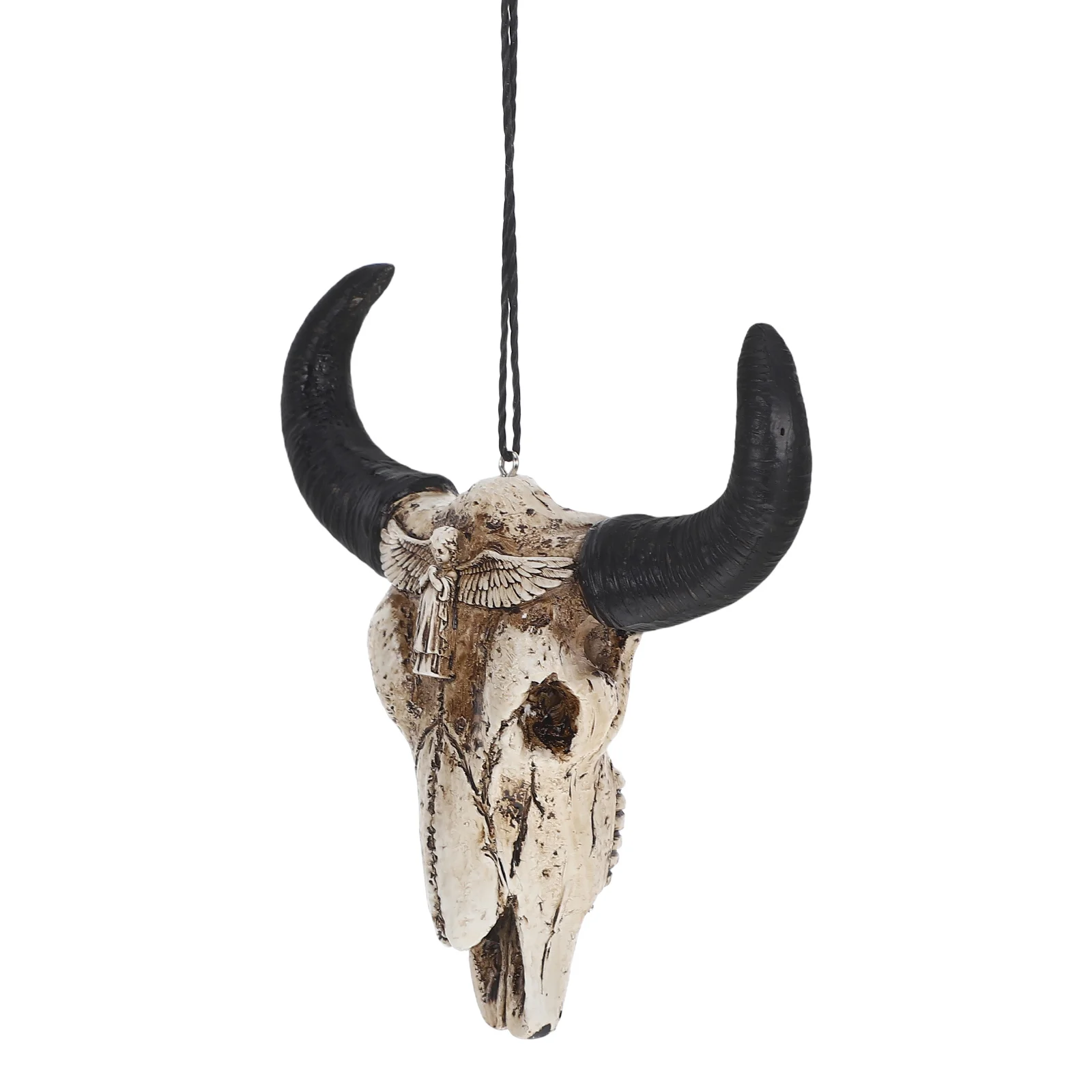 

Cow Horn Wall Decoration Skull Head Vintage Hanging Bull Can Be Used for and Pendant Animal