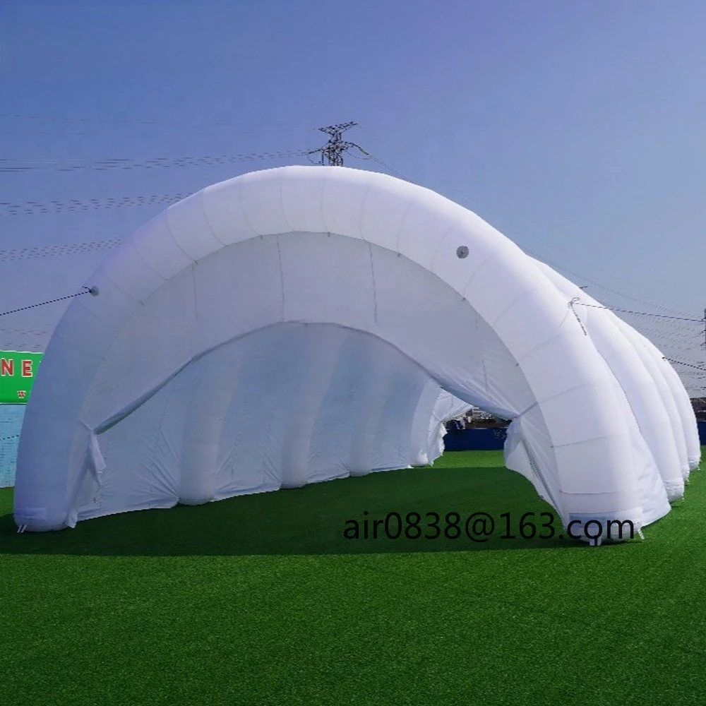 Dome aufblasbares Bogentunnelzelt, Eventgebäude, Sport, Tennisplatz, Pavillon, Fußballzelte, aufblasbares Luftüberdachung für den Verkauf