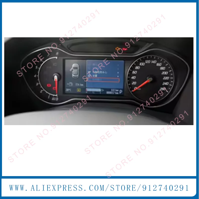 LCD Display Screen For Instrument Cluster 07-10 Mondeo MK4 Galaxy MK3 S-Max Dash LCD Screen Pixel Replacement 8M2T-10849-XE XD