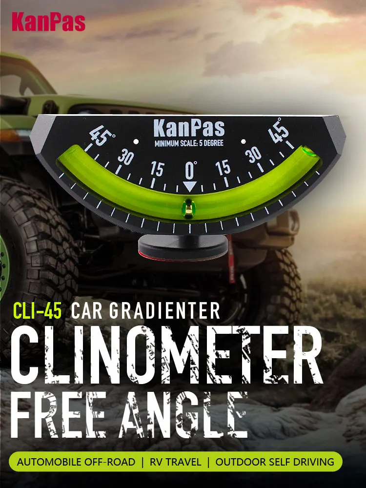 KANPAS inclinometer, Level /RV clinometer / Marine clinometer