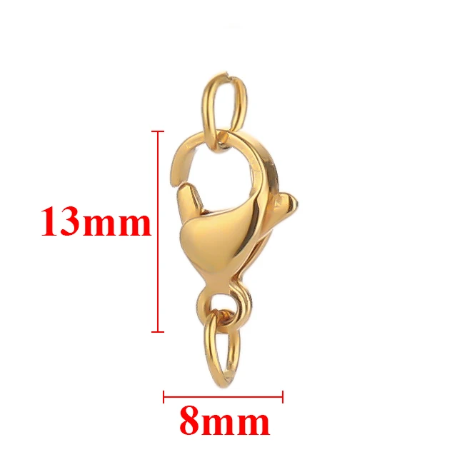 25 Stuks Rvs Kreeft Sluitingen Ringetjes Haken Connector Armband Ketting Kettingen DIY Sieraden Maken Bevindingen Levert