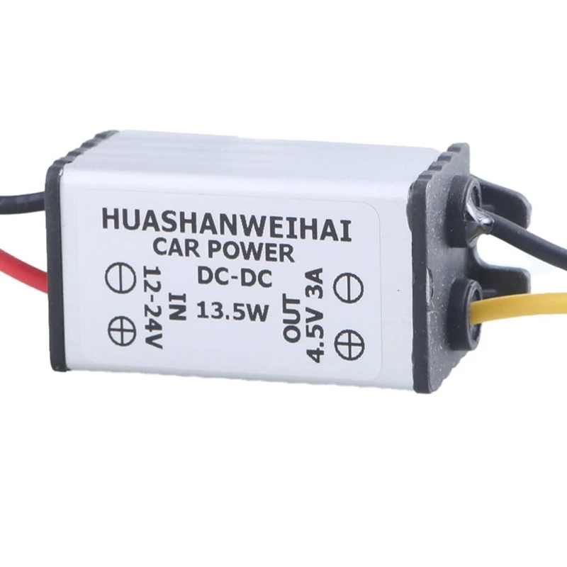 IP68 Waterproof Buckk Converters 12~24V to 4.5V 3A Supply Converters Module for Car LED Dispaly, Motor P9JD