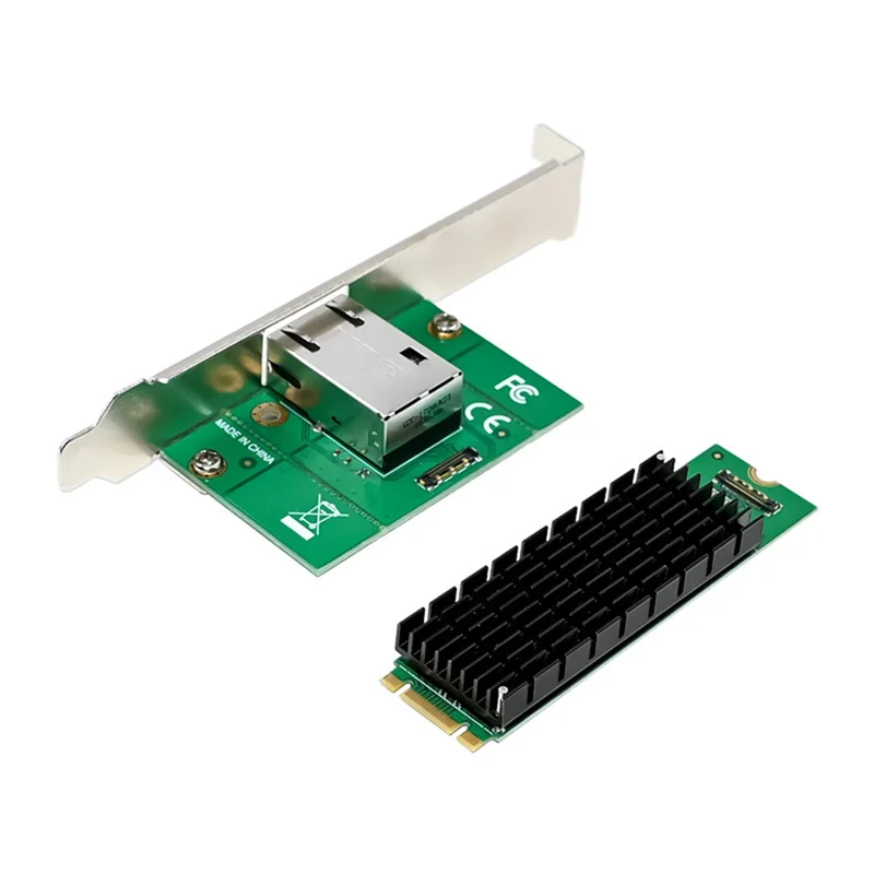 

New--M.2 B+M 10G Embedded Industrial-Grade Network Adapter AQC107 Single Electrical Port 10G Industrial Control Server