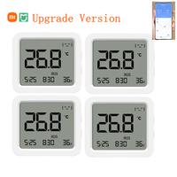 Xiaomi Mijia Bluetooth Thermometer 3 Multi-function Smart Electric Digital Hygrometer Temperature Humidity 3 Work with Mijia APP