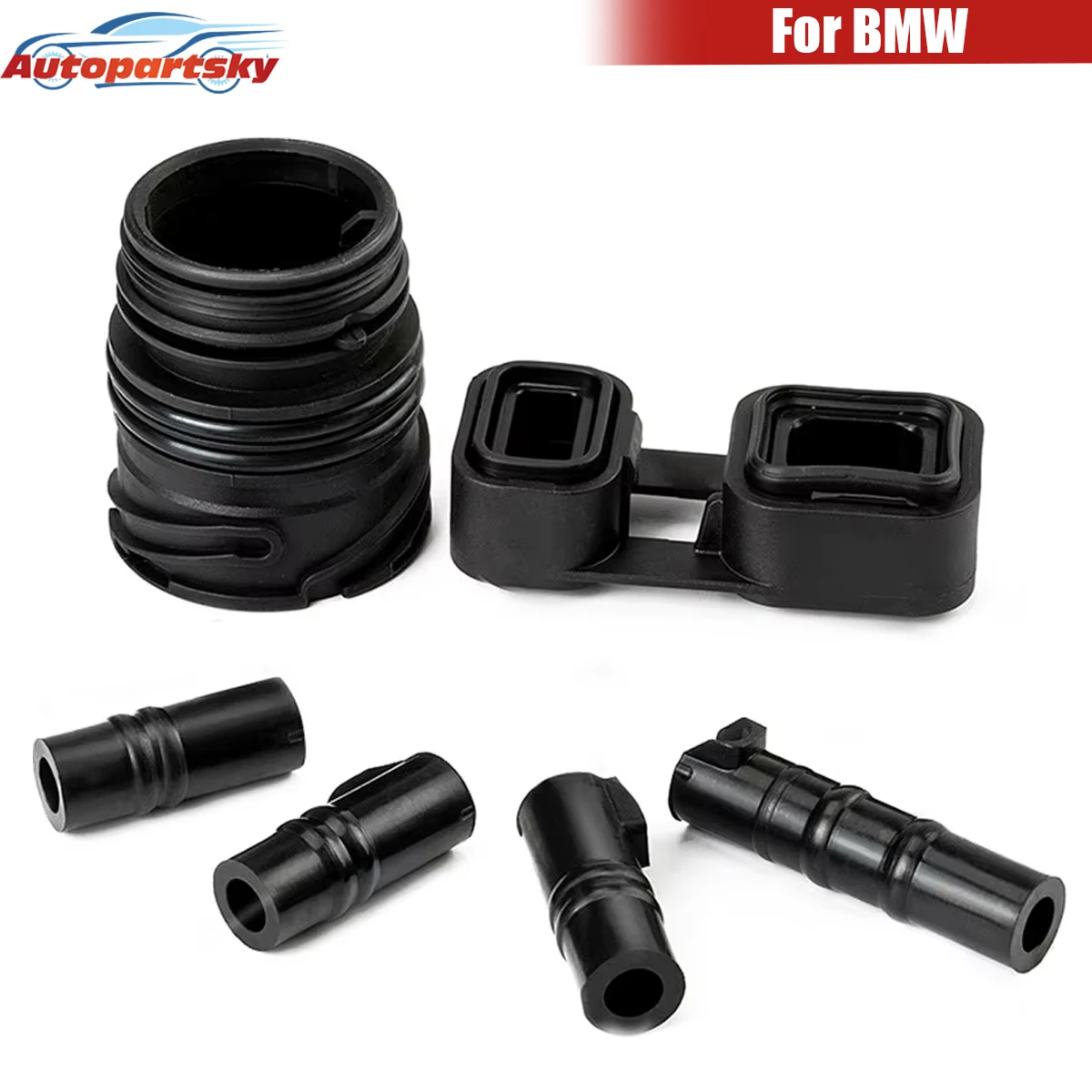 

6pcs/set 6HP19 6HP21 Valve Body Sleeves Connector Adapter Seal kit For BMW 04-06 24347588725 24347588724 24107536339 24107536340