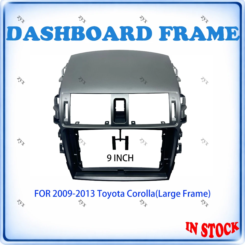 

For Toyota Corolla Altis 2009-2013, 9 Inch Android Car Radio GPS, 2 Din Fascia Panel Frame, Installation Kit, ABS PC Plastic