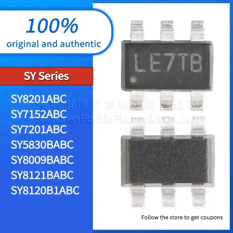 

5pcs/batch SY7152ABC SY7201ABC SY8009BABC SY8120B1ABC SY8121BABC quality assurance SY8201ABC SY5830BABC LE DQ CU WB TV EN JY