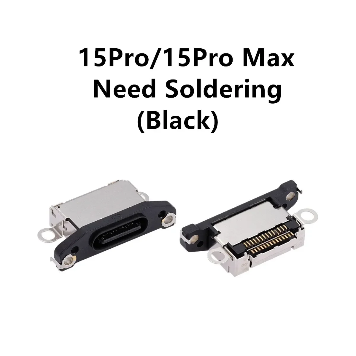 Charging Port Only Connector No Flex And Board for Phone X 11 12 13 14 15 Pro Max Series Charger Cable Repair Part