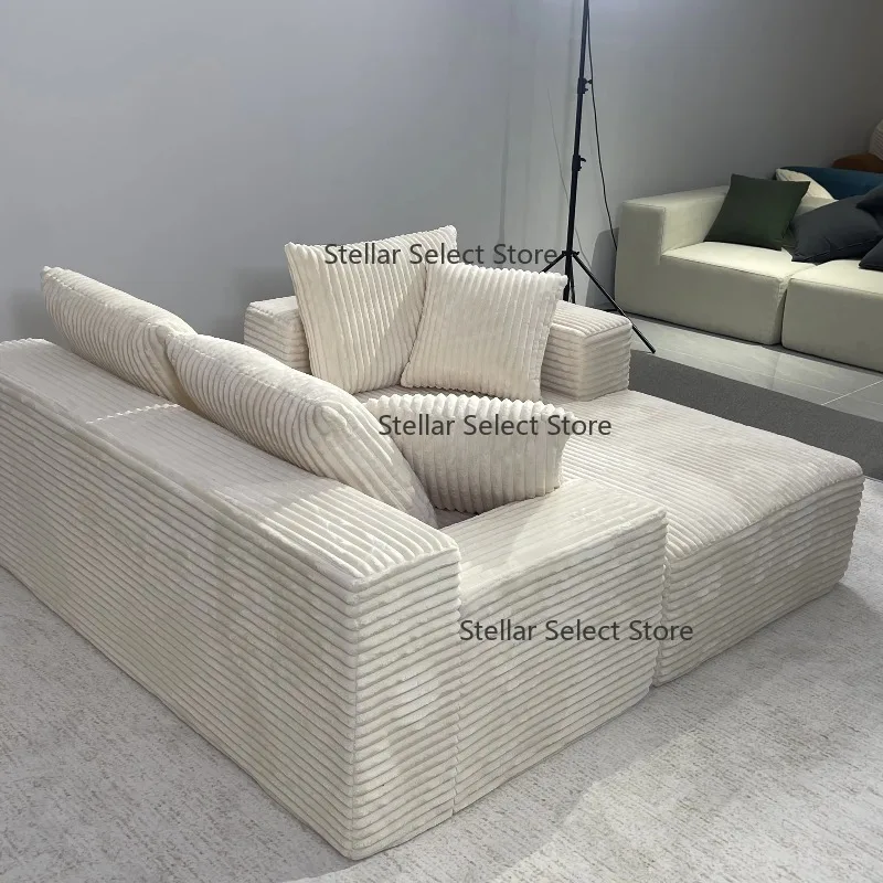 L Sofa Set Furniture Living Room Compressed Memory Foam Vacuum Compressed Sofa Fabric Foldable Sofa