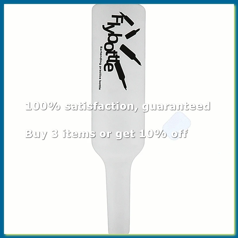 ●White Flair Bartender Bartending Practice Silicone Bar Pub Bottle Wine Cocktail Shaker