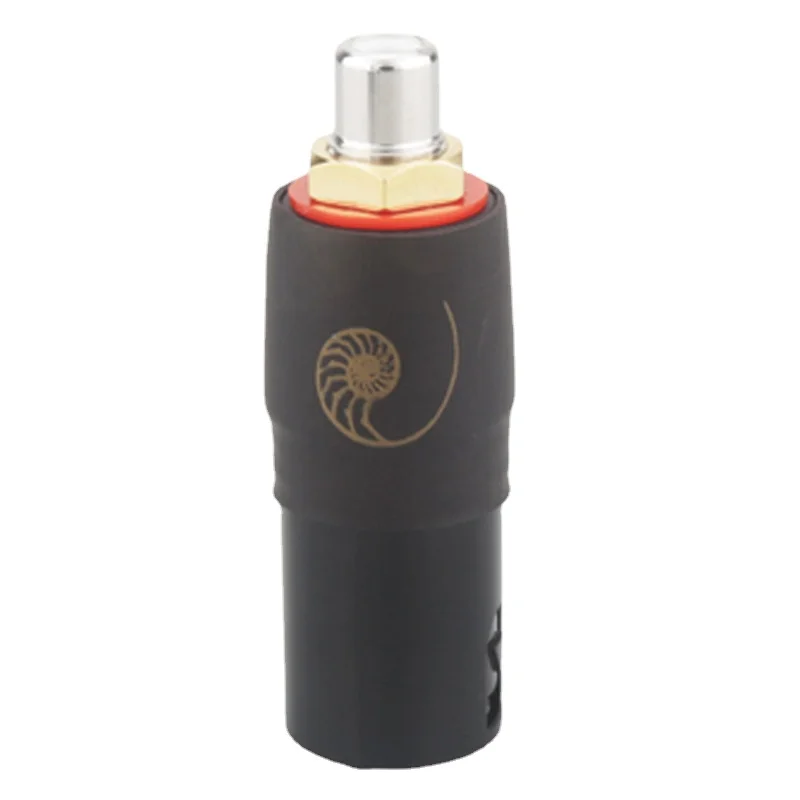 CARDAS RCA para XLR Plug Conector de plugue balanceado XLR banhado a ródio