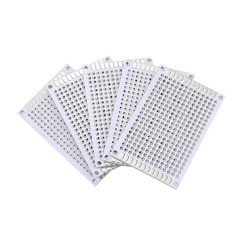 20PCS Blue 4x6cm Double Side Prototype DIY Universal Printed Circuit PCB Board Protoboard PCB Kit Breadboard Set