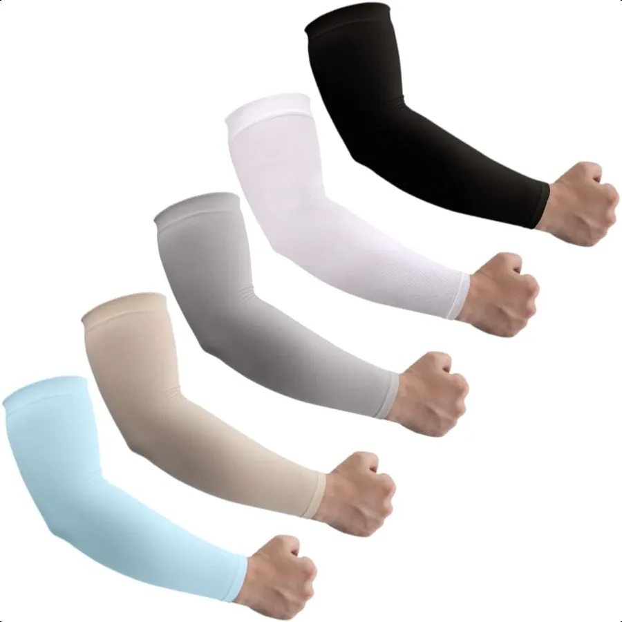 UV Sun Protection Arm Sleeves for Men Women Tattoo Cover Up UPF 50 Cooling Sleeve for Golf Cycling