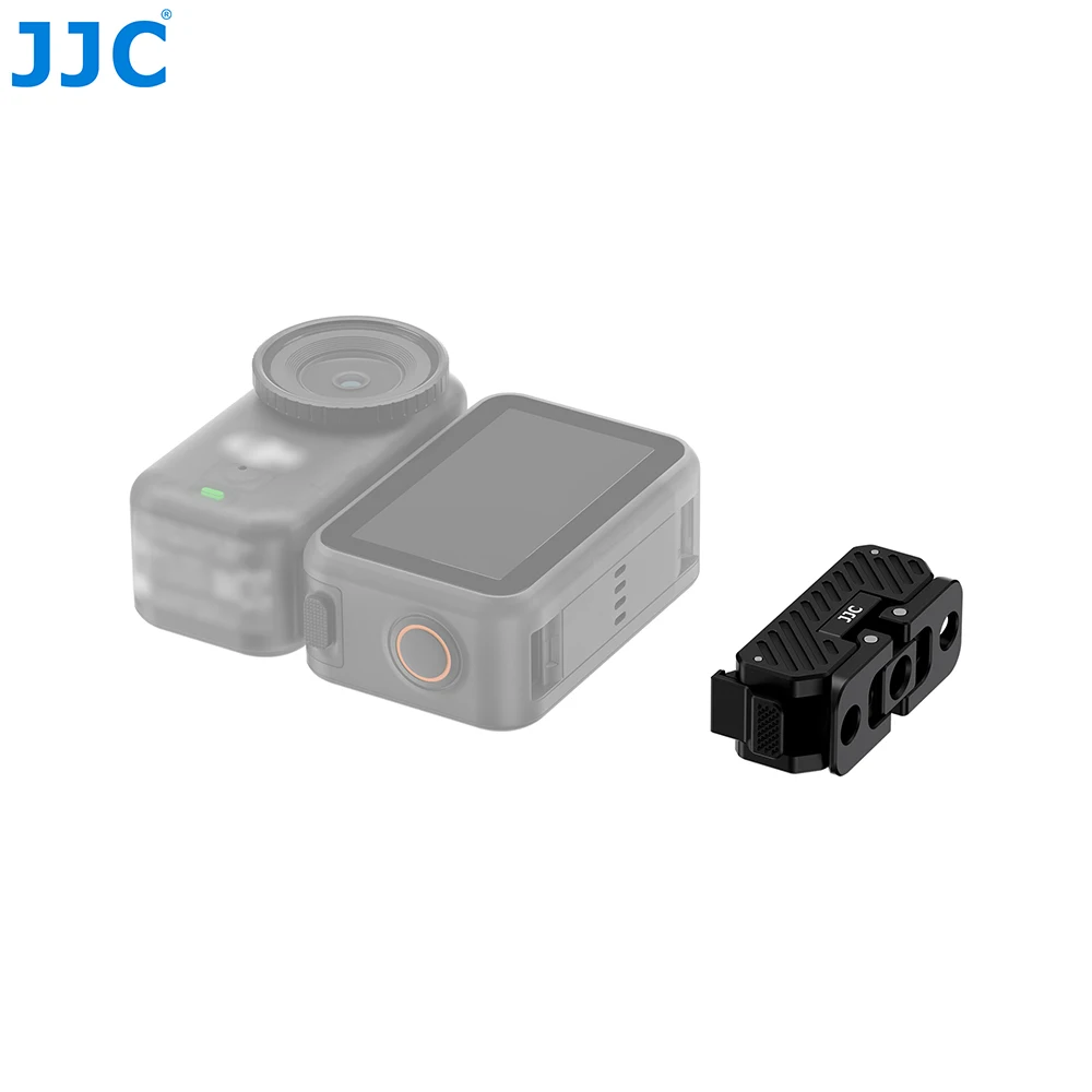 JJC RQR-OA Magnetic Quick Release Adapter For DJI Osmo Action 5 Pro 4 Osmo Nano Foldable Two Claw Structure 1/4 